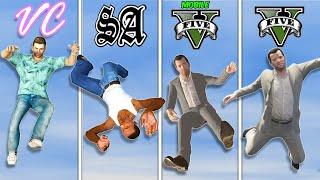 Ragdoll Falling Evolution in GTA GAMES