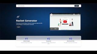 Rocket Generator - Code Django Apps and APIs in No-Time