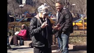 Rallitox Art - Chicken in my Face test #1  NYC 2015