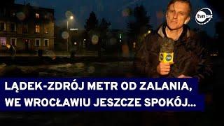 "Fala może przeciąć miasto na pół". Dramatyczna relacja reportera z Lądka-Zdroju @TVN24