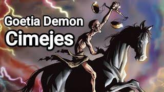 Demon Cimejes: Professor of Grammar, Rhetoric and Logic - the Lesser Key of Solomon