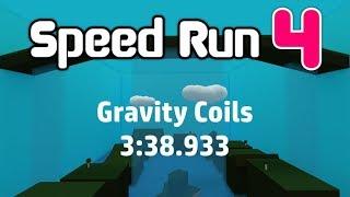 ROBLOX Speed Run 4 - 32 Levels (With Gravity Coils) in 3:38.933