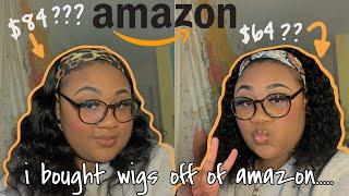 ...i bought headband wigs off of amazon.... + hair update | amanidaneese