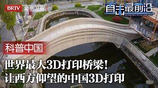 中国创造世界最大规模3D打印桥梁！仅用18天就竣工，Nature杂志赞为世界模范，让西方仰望的中国3D打印技术！【科普中国直击最前沿】