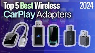 TOP 5 BEST Wireless Apple CarPlay ADAPTERS 2024