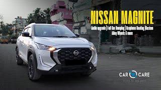 Nissan Magnite gets Full Upgrade at Car o care|Audio,Seatcovers,Alloy wheels & More #carocare