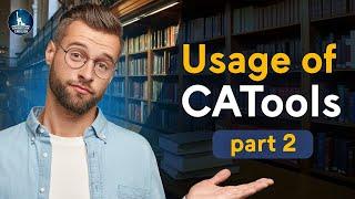 كورس الترجمة: Usage of CATools: Part 2