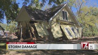 Storm damage across western NC after Hurricane Helene