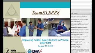 Improving Patient Safety Culture to Provide Safer Care