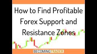 How to Find Profitable Forex Support and Resistance Zones