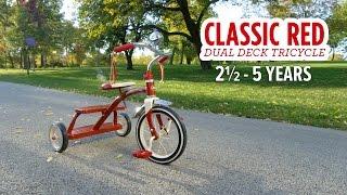 Classic Red Dual Deck Tricycle™