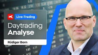 Live-Trading mit Rüdiger Born  Analyse, Trading-Ideen & Daytrading  15.10.2024