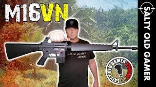 G&P M16A1 Vietnam Airsoft AEG | SaltyOldGamer Airsoft Review