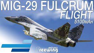 Freewing MiG-29 Fulcrum Twin 80mm EDF Jet Flight on 5100mAh Admiral Carbon LiPos - Motion RC