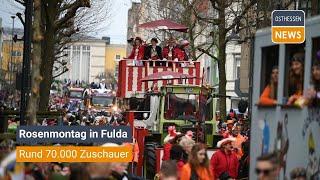 FULDA: Rund 70.000 Zuschauer besuchen den ROSENMONTAG in Fulda