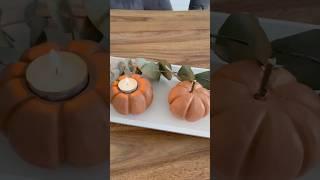 #herbstdeko #herbst #diy #diykürbis #modelliermasse #modellingclay #basteln #autumndecor #actiondiy