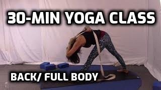 30-min Yoga Class back and full body fun! | Gwen Lawrence