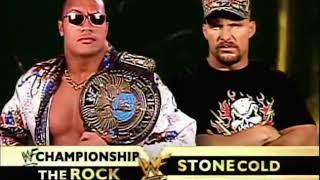 The Rock Vs Stone Cold WWF title match wrestlemania 17 promo