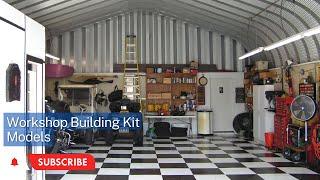 Workshop Building Kits- Do-it-yourself Steel Workshop Arch Building Construction by Curvco Steel