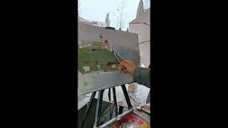 Artist Slava Korolenkov - plein air - Switzerland - 2024