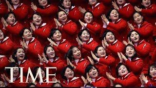 What To Know About North Korea's Olympic Cheerleaders: The 'Army Of Beauties' | TIME