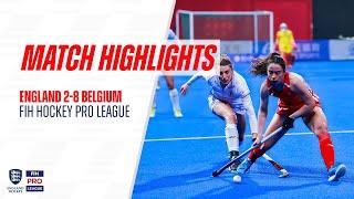 FIH Hockey Pro League | England vs Belgium Match Highlights