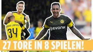 Alle 27 BVB-Tore aus 8 Spieltagen