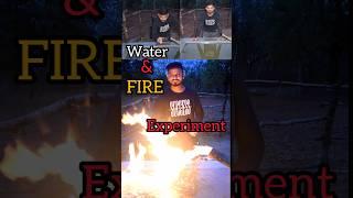 Water and Fire Experiment, New Science Experiment #shorts #trending #science #experiment