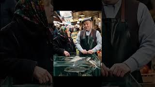Анекдоты от ИИ | Бабушка на рынке.