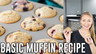 The Ultimate Basic Muffin Recipe