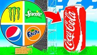 OSZUKUJE RULETKĄ w KONKURSIE BUDOWANIA COCA COLA w Minecraft!