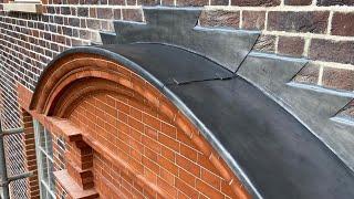 Code 5  Lead Installation To A Curved Entrance Canopy