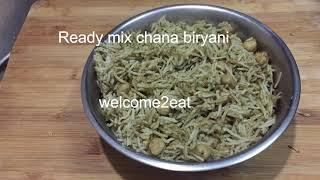 Readymix Channa Biryani(Easy Lunch box Recipe to make at home)