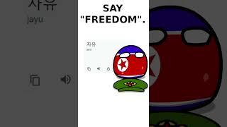 Say "Freedom" In 7 LANGUAGES #countryballs