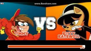 Super Brawl 2 - TIMMY TURNER vs KITTY KATSWELL