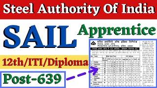 Sail Apprentice 2022, ITI Latest Apprentice 2022, SAIL ITI Apprentice Form Kaise Bhare