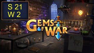 ️ Gems of War, Campaign 21 Week 2 Day 1 | Raid Event and Free Underspire ️