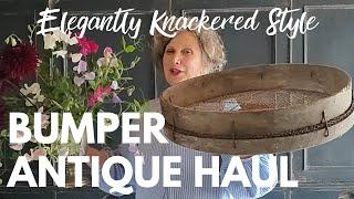 A BIG Antique & Vintage Haul | Antiquing for Interior Treasures