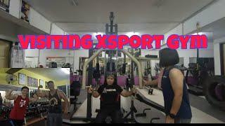 Workout session at Xsport Fitness Gym located at Bundusan, Penampang