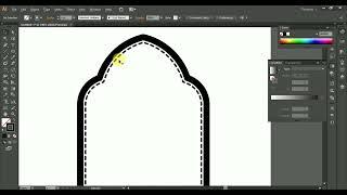 vector Islamic shape design tutorial speed art