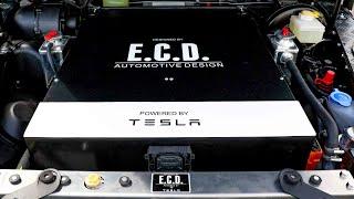 #SHORTS TESLA-Powered DEFENDER | ECD Automotive Design