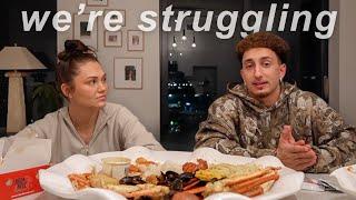 SEAFOOD BOIL MUKBANG: we can't have kids + bad news about our house