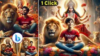 Navratri Special Photo Editing | Bing Image Creator Se Photo Edit Kaise Kare | Editor Durgesh