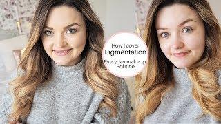 How to cover hyper pigmentation, My everyday makeup routine.