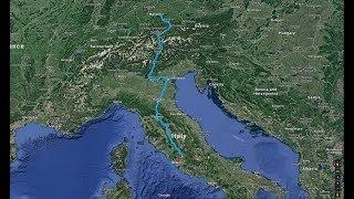 TIMELAPSE - Driving from Munich to Rome and back | Zeitraffer München - Rom | Monaco di Baviera-Roma