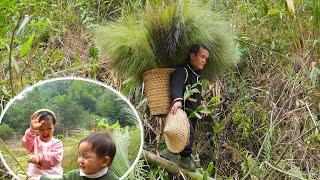 Dwarf Family Collects Natural Materials to Make Brooms & Raises Kids Off-Grid