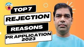 TOP Reasons for Rejection of CANADA PR Application 2023 Need to know