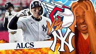 THE JUDGE HAS ARRIVED! || GUARDIANS VS YANKEES ALCS GAME 2 HIGHLIGHTS FAN REACTION