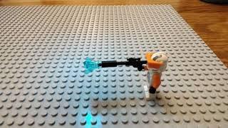 Lego Star Wars stopmotion gun tests