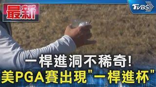 一桿進洞不稀奇! 美PGA賽出現「一桿進杯」｜TVBS新聞 @TVBSNEWS01